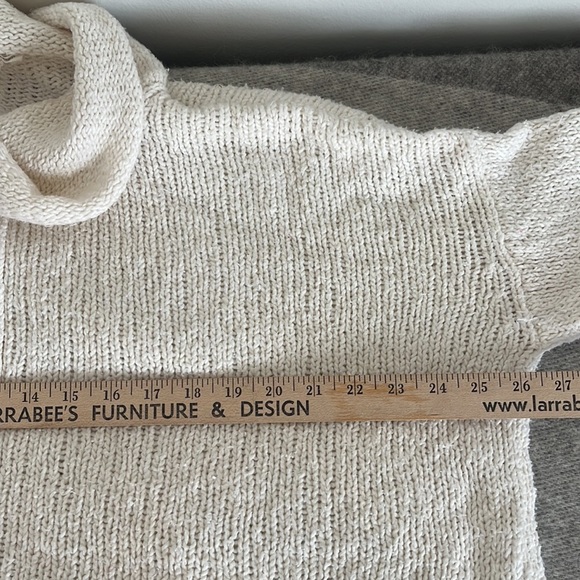 Eileen Fisher Organic Cotton Turtleneck Sweater Sz L - Picture 10 of 13